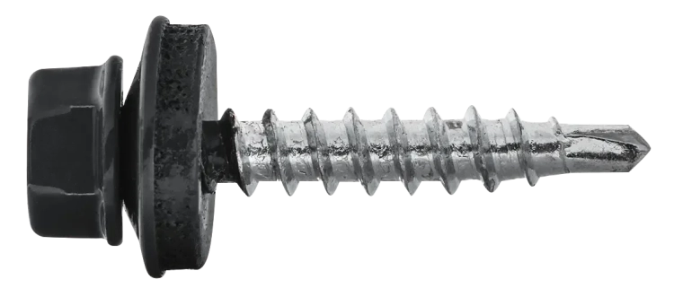 WKRĘTY SAMOWIERCĄCE DO DREWNA OD 4,8x28 MM Z PODKŁADKĄ T14 RAL 7016 RAWLPLUG