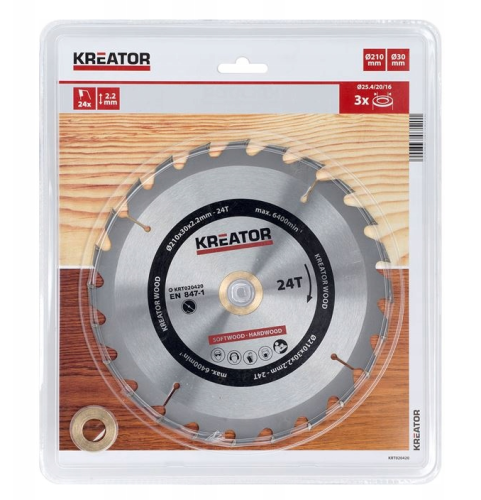 KREATOR PIŁA TARCZOWA 210X30X2,2X24Z  WIDIA  KRT020420