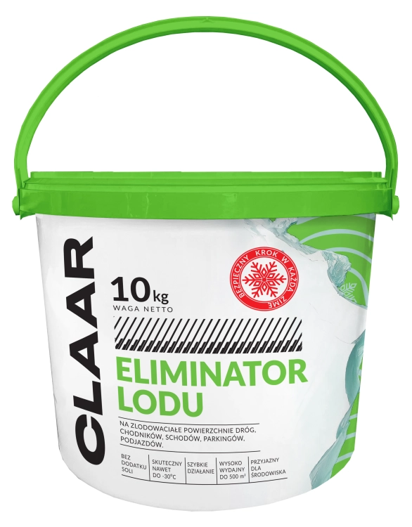 ELIMINATOR LODU PREPARAT NA BAZIE CHLORKU WAPNIA CLAAR OP. 10KG