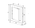 AWENTA DRZWICZKI REWIZYJNE PLASTIKOWE 20X25 CZARNE DT13CZ