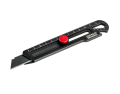 NÓŻ DO TAPET 18MM UNIWERSALNY 6W1 CZARNY STAL NIERDZEWNA SK2   PRO-NU134