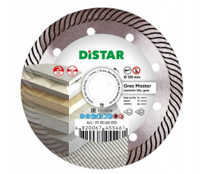 DISTAR TARCZA DIAMENTOWA GRES MASTER 125X1,4,X10X22,23
