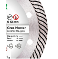 DISTAR TARCZA DIAMENTOWA GRES MASTER 125X1,4,X10X22,23