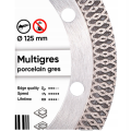 DISTAR TARCZA DIAMENTOWA MULTIGRES 125X1,4X10X22,23