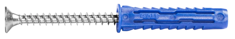 4ALL KOŁEK UNIWERSALNY 8x65 mm Z WKRĘTEM 5,0x80 mm WOREK FOLIOWY 6 SZT RAWLPLUG