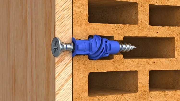 4ALL KOŁEK UNIWERSALNY 8x65 mm Z WKRĘTEM 5,0x80 mm WOREK FOLIOWY 6 SZT RAWLPLUG