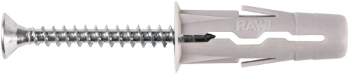 UNO KOLEK UNIWERSALNY 10x36 MM Z WKRĘTEM 5,0x45 MM WOREK FOLIOWY 15 SZT RAWLPLUG