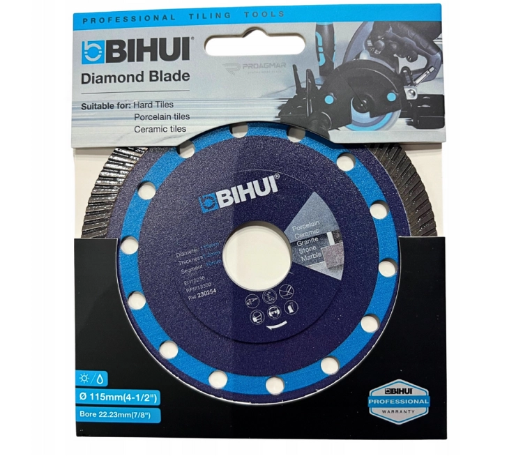 BIHUI TARCZA DIAMENTOWA SUPER THIN DO PŁYTEK 115MM  DCBN115