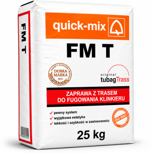QUICK-MIX FM T Zaprawa z trasem do fugowania klinkieru 25 kg