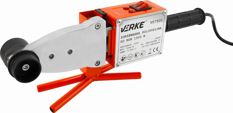 VERKE V07501 Zgrzewarka Polifuzyjna do Rur PP PVC 1500W + Walizka