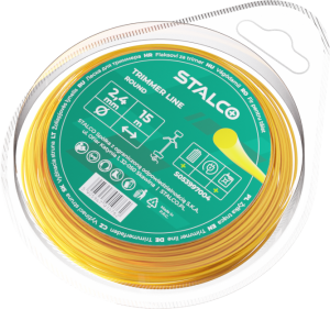 STALCO PERFECT Żyłka do Kosy Round 2,4 mm × 15 m Okrągła S053997004