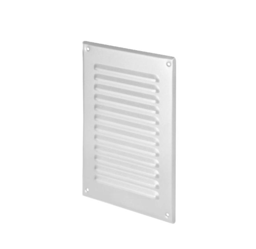 AWENTA MTA4B Metalowa Kratka Wentylacyjna 165×240 mm Biała z Siatką Przeciw Owadom