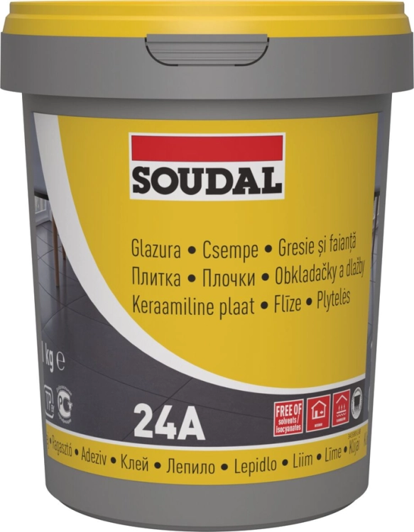 SOUDAL 24A Klej do Glazury i Terakoty 1 kg Wodoodporny D1T