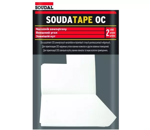 SOUDAL SOUDATAPE OC Narożnik Zewnętrzny Uszczelniający 2 szt. Hydroizolacja