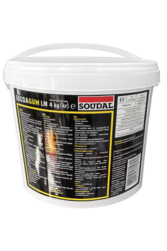 SOUDAL SOUDAGUM LM Folia w Płynie 4 kg Elastyczna Hydroizolacja
