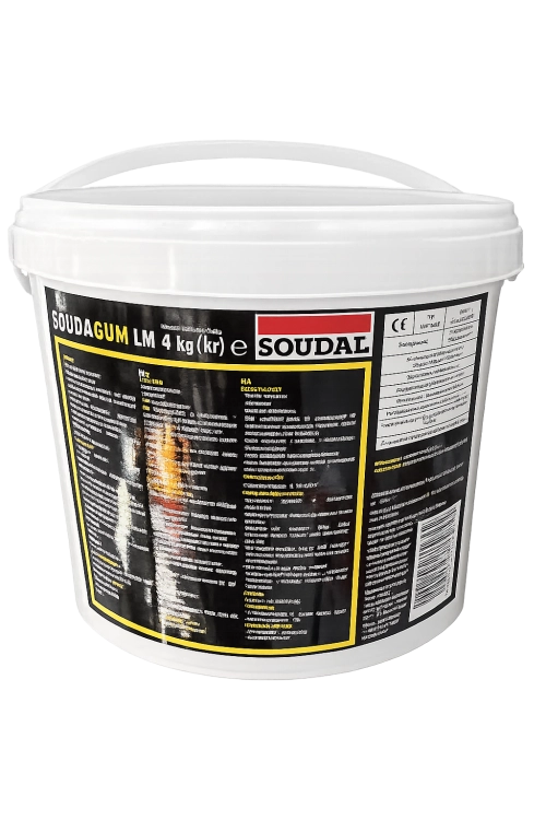 SOUDAL SOUDAGUM LM Folia w Płynie 4 kg Elastyczna Hydroizolacja