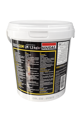 SOUDAL SOUDAGUM LM Folia w Płynie 1,3 kg Elastyczna Hydroizolacja