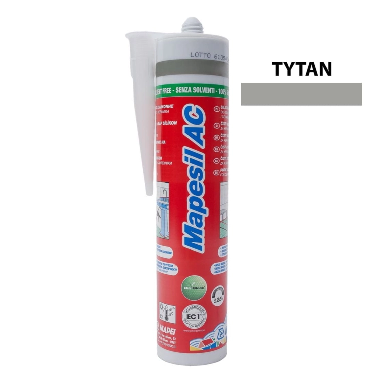 112 SILIKON ŚREDNIO SZARY TYTAN 310ML MAPEI