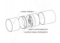 WENTYLATOR KANAŁOWY FI 125 WYŁ. CZASOWY WKA125T AWENTA