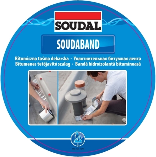 TAŚMA DEKARSKA SOUDABAND BRĄZ RAL 8017 15CM SOUDAL