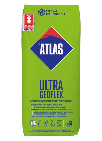 KLEJ ŻELOWY GEOFLEX ULTRA C2TE S1 25KG ATLAS