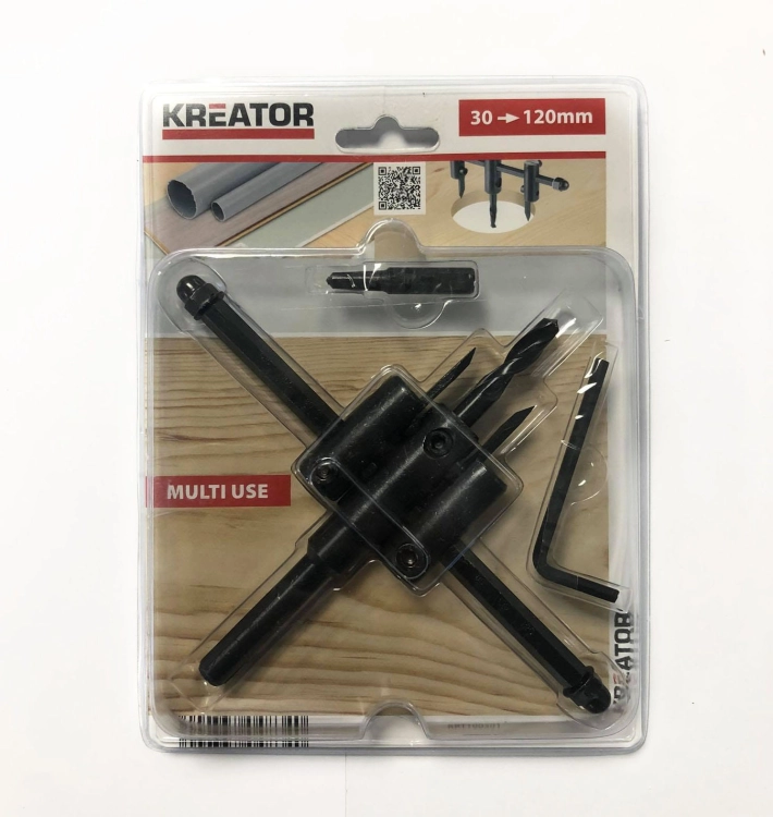 OTWORNICA DO PLASTIKU I LAMINATÓW 30/120MM KRT100301 KREATOR