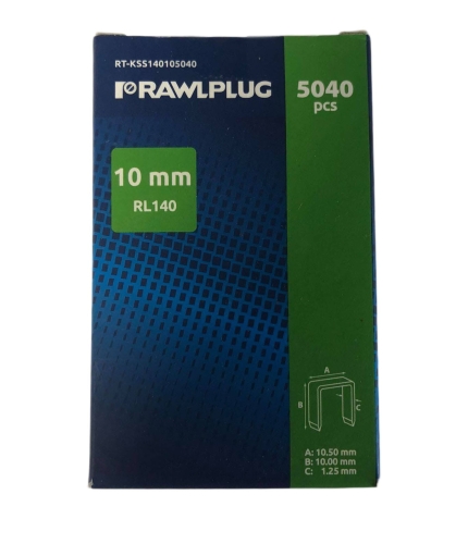 ZSZYWKI 140/10MM DO TACKERA MŁOTKOWEGO 5040 SZT. RAWLPLUG