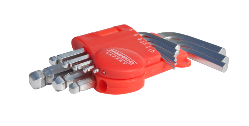 ZESTAW KLUCZY IMBUSOWYCH 9SZT CR-V 1,5-10MM MN-54-117 MODECO