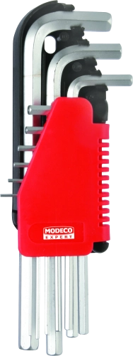 ZESTAW KLUCZY IMBUSOWYCH PRZEGUBOWYCH 9SZT. CR-V 1,5-10MM MODECO