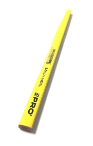 OŁÓWEK DO SZKŁA I METALU ŻÓŁTY 240MM PRO