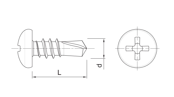 WKRĘTY DO PROFILI STALOWYCH 3,9x11MM 1000SZT KOELNER