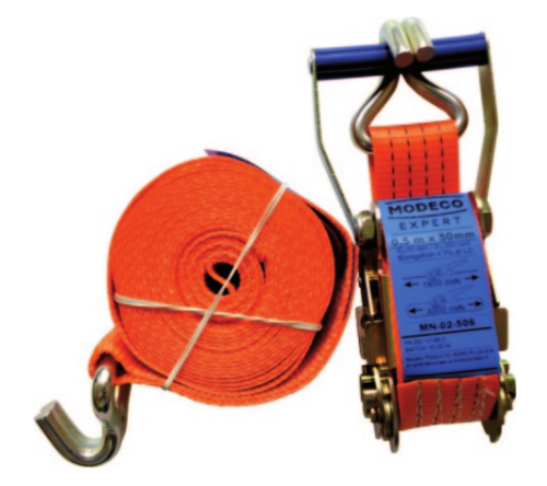 PAS TRANSPORTOWY Z KLAMRĄ 50MM X 8M MODECO
