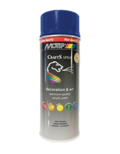 SPRAY CRAFTS LAKIER NIEBIESKI RAL 5003 400ML MOTIP