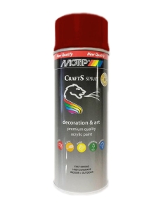 SPRAY CRAFTS LAKIER CZERWONY RAL 3003 400ML MOTIP