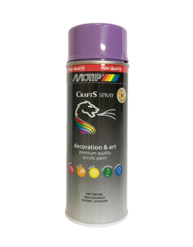 SPRAY CRAFTS LAKIER LILIOWY RAL 4005 400ML MOTIP