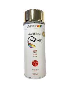 SPRAY CRAFTS LAKIER EFEKT ZŁOTA 400ML MOTIP