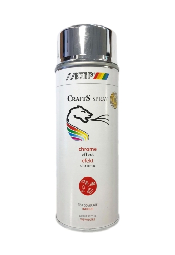 SPRAY CRAFTS LAKIER EFEKT CHROMU 400ML MOTIP
