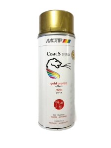 SPRAY CRAFTS LAKIER ZŁOTY 400ML MOTIP