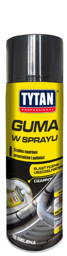 GUMA W SPRAYU CZARNA OP. 400ML TYTAN