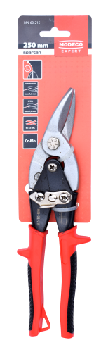 NOŻYCE DO BLACHY LEWE 250 MM N-63-215 MODECO