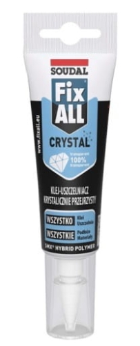 KLEJ USZCZELNIACZ HYBRYDOWY CRYSTAL BEZBARWNY 290ML SOUDAL