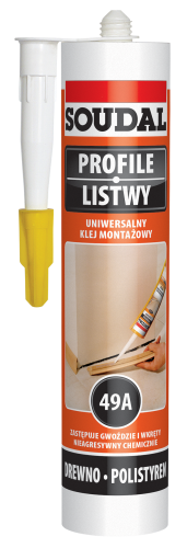KLEJ MONTAŻOWY UNIWERSALNY 49A 280ML SOUDAL