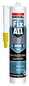 KLEJ USZCZELNIACZ HYBRYDOWY FIX-ALL FLEXI BIAŁY 290ML SOUDAL