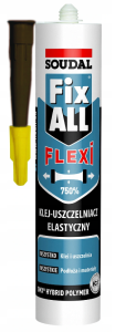 KLEJ USZCZELNIACZ HYBRYDOWY FIX-ALL FLEXI BRĄZOWY 290ML SOUDAL