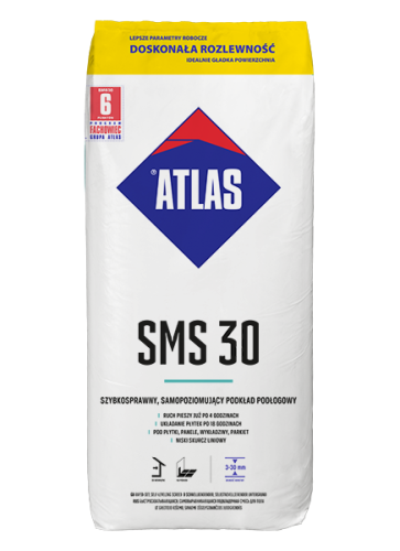 SMS 30 WYLEWKA SAMOPOZIOMUJĄCA 3-30MM 25KG ATLAS