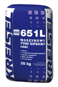 TYNK GIPSOWY MASZYNOWY 651 LEKKI 30KG KREISEL