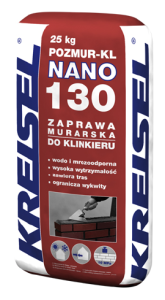 KREISEL POZMUR-KL 130 ZAPRAWA DO KLINKIERU NANO SZARA 25KG 