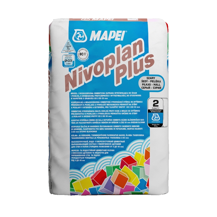 NIVOPLAN PLUS ZAPRAWA WYRÓWNUJĄCA 3-50MM 25KG MAPEI