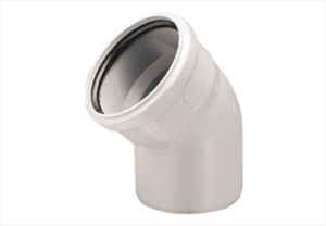 KOLANO KANALIZACYJNE PVC 32/22 3061330825 WAVIN 