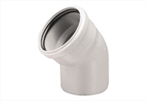 KOLANO KANALIZACYJNE PVC 32/45 3021732 WAVIN